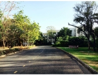The road towards the lab building